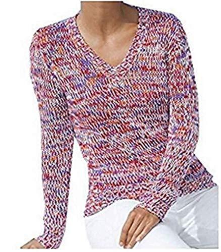 Pullover damen melangeoptik - pullover, in