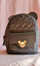 Disney Rucksack Schwarz Gold Mickey Maus Rucksack mit Mickey Ohren Primark
