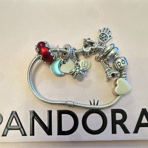 Pandora armband 17cm - 17cm,, silber