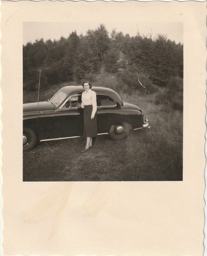 Vintage foto frau neben - foto,