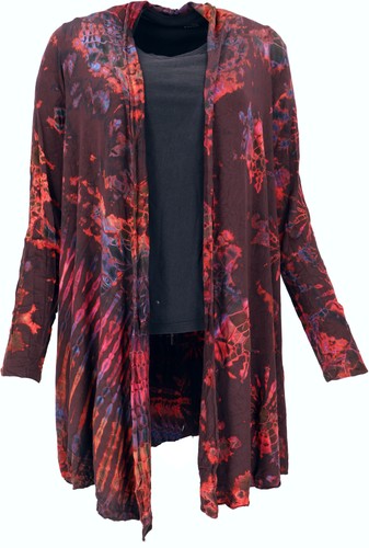 Offener batik cardgan - batik, boho
