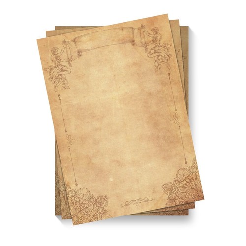 Briefpapier motivpapier din - motivpapier,