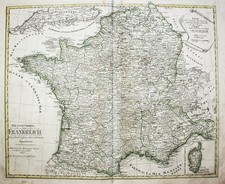 France Frankreich Homann carte