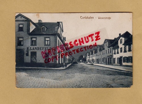 Ansichtskarte carlshafen bad - ansichtskarte,