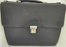 Leonhard Heyden Herre Leder Umhängetasche Schultertasche Messenger Schwarz 