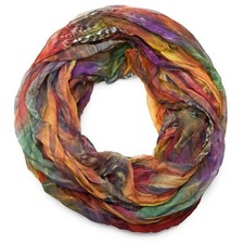 Feder Muster Batik Style Loop