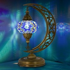 Mozaist Blue Crescent Moon