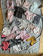 XXL Baby Kleiderpaket 26 Teile 62/68 Hosen,Kleider , Shirts -Marken!