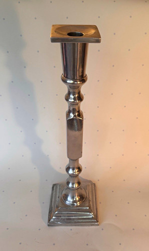 Metall kerzenhalter silber - metall,