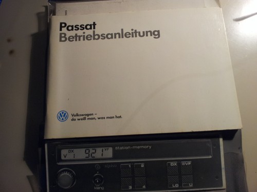Passat 32b bordbuch - vw,