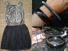 Komplettes Outfit Kleid