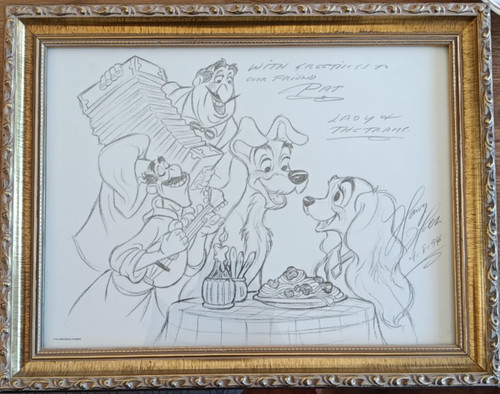 Lady and the tramp signiert - lady,