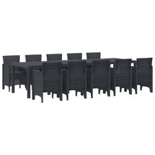 Garten Essgruppe Poly-Rattan