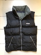 SALEWA Daunenweste umkehrbar/wendbar khaki/schwarz Vintage Stehkragen outdoor