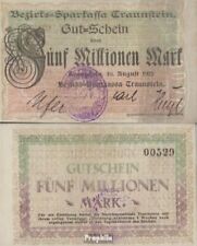 Banknoten Traunstein 1923 Inflationsgeld Sparkassa Traunstein gebraucht (III)