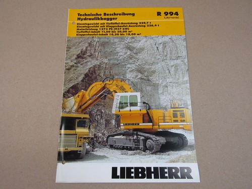 Prospekt liebherr 994 - liebherr, r