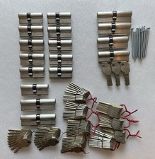 Evva Schließanlage, Doppelzylinder Zentralschließanlage, 17 Zylinder + Schlüssel