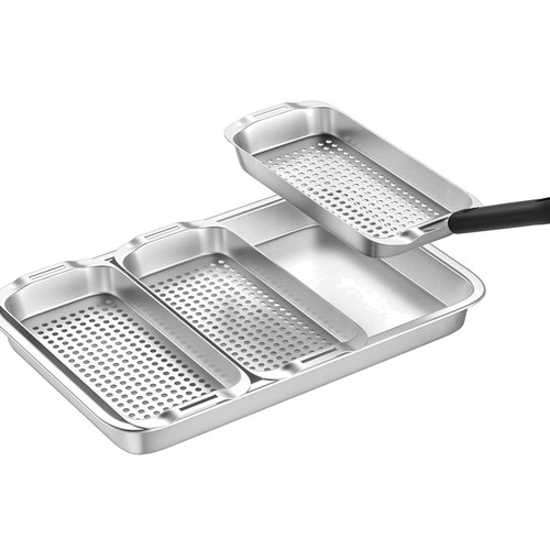 Homefavor grillkorb set - grillkorb,