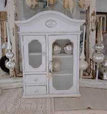 Wandschränkchen weiß Holz