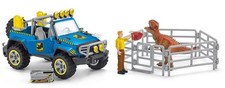 SCHLEICH,Offroad car with Dino