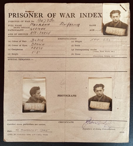 Ww2 german pow nachlass - pow,