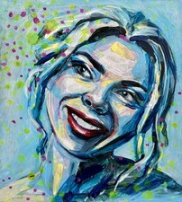 Original öl acryl bild - Öl,