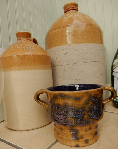 Roth topf vase - vase, doppelhenkel