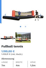 Fussballtennis/Billiard/Mini Disco Eventmodule 