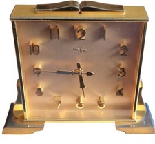 Imhof Tischuhr Made in Swiss 15 Jewels 8 Tage Werk