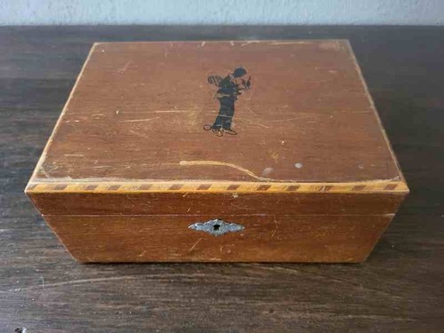 Alte holzkiste schatulle - holzkiste,,