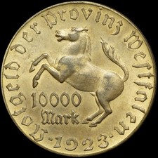 NOTGELD - INFLATION: 10000