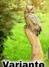 Holz eule geschenk - holz,