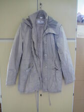 Jacke von Bon Brix mit Kapuze beige Gr 38 Länge 76,5cm Brustweite 48cm