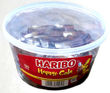 Haribo Happy Cola 150St. Dose / Gummibonbon / Fruchtgummi / Weingummi