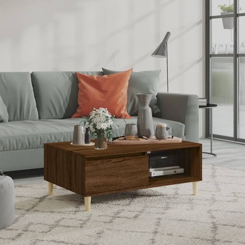 Couchtisch braun eichen - couchtisch, eichen-optik