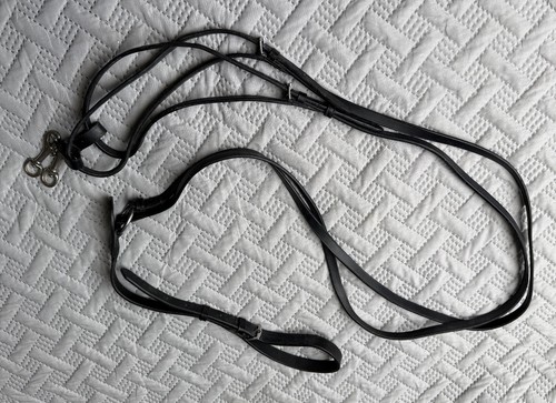 Dreieckszügel leder schwarz - dreieckszügel,