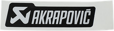 Aufkleber Akrapovic hitzefest 120x35mm schwarz