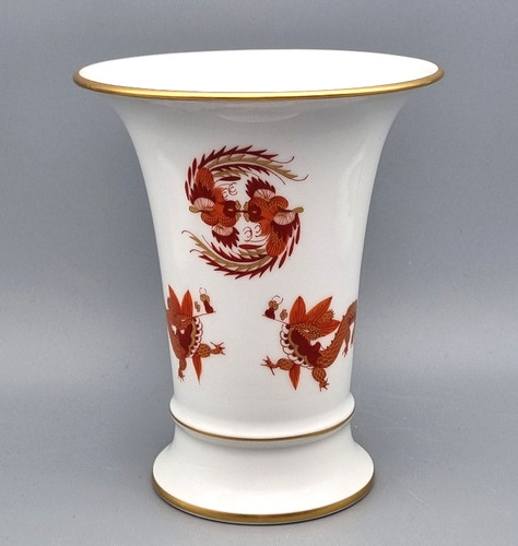 Meissen porzellan trichtervase - meissen,