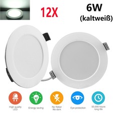 12 x 6W Kaltweiß LED