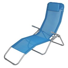 Bäderliege blau Relaxliege Sonnenliege Saunaliege Klappliege Kippliege