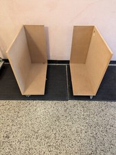 Tisch Untergestell Zweiteilig rollbar zur Eigenmontage einer Tischplatte