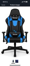 Gamingstuhl PREMIUM 150 kg mit Kissen Ergonomischer Gamingchair Büro Dreh Stuhl