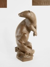 Fischotter / Meissen / Figur /