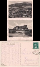 Jonsdorf Gasthof & Hotel Dammschenke - Panorama Oberlausitz b Oybin 1928