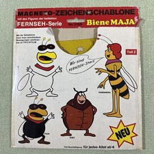 Biene Maja Magneto Teil 2 Zeichenschablonen - Vintage 1977 70er