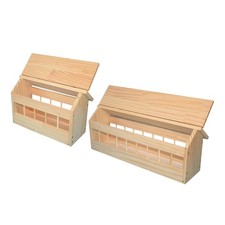 Holz Taubenfutterspender ohne