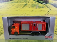 1:87 Herpa 906661 MB Actros WLF AB Dekontamination Feuerwehr Hamburg OVP / S12