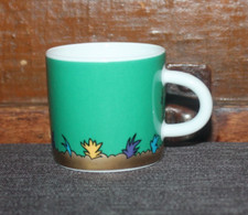 Waechtersbach Art Werk Espressotassen grün gold Wächtersbach