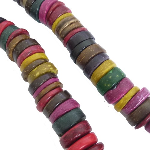Perlen aus kokosnuss schale - aus,