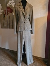 Wie NEU! Damen Marken Business Hosenanzug braun/grau *Comma* Gr. 42 Jacke + Hose